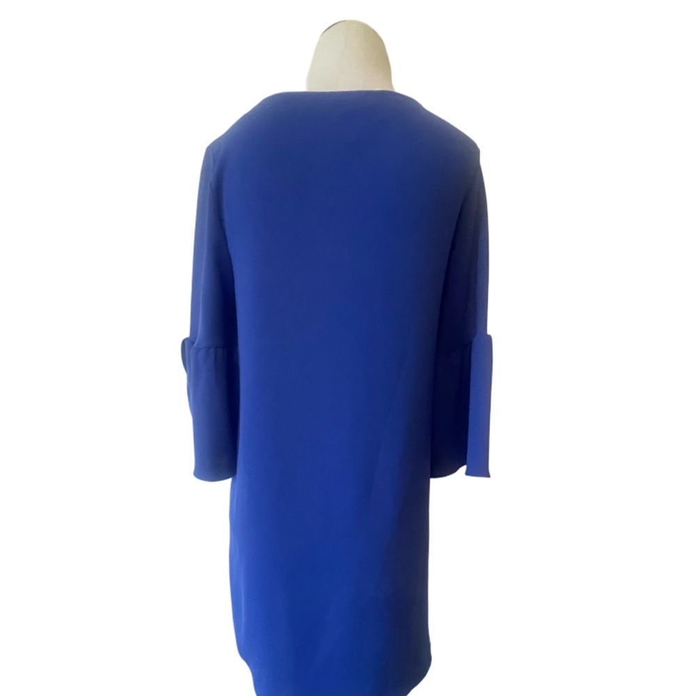 Anthropologie EVERLY Purple Wide Bell Sleeve SHIFT DRESS 100% Polyester Small - Picture 5 of 5
